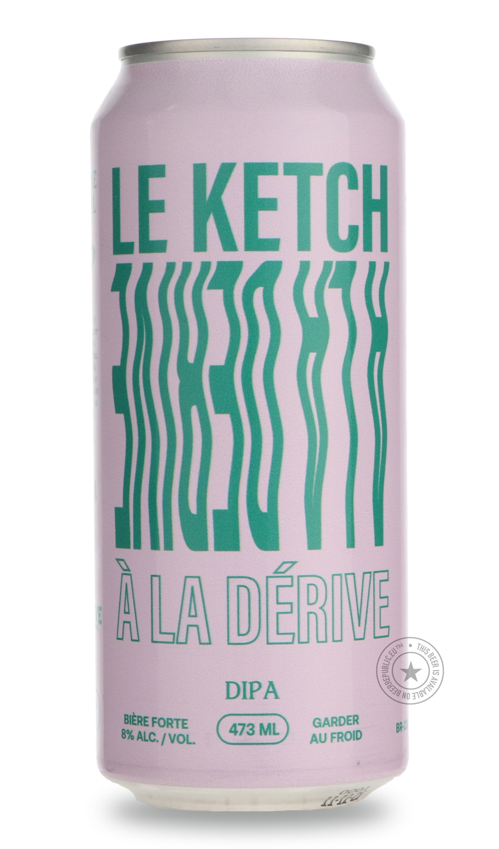 Capitaine Cardinal / À La Dérive by Le Ketch, beer label