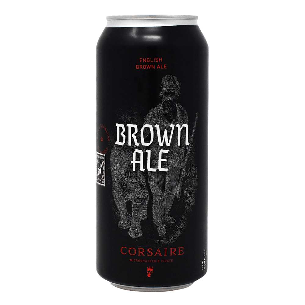 Brown Ale by Corsaire, beer label