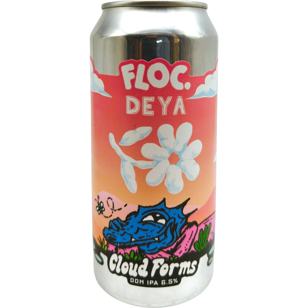 Floc. x DEYA Cloud Forms DDH IPA by Floc. Brewing Project, beer label