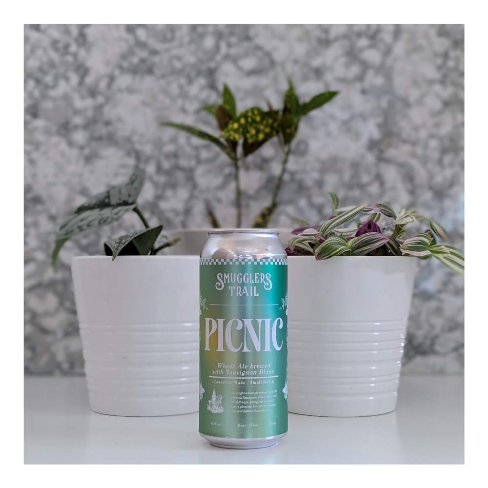 Picnic Wheat Ale by Smugglers Trail Caskworks, beer label