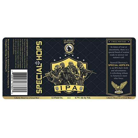 Stellwagen Special Hops IPA by Stellwagen Beer Co., beer label
