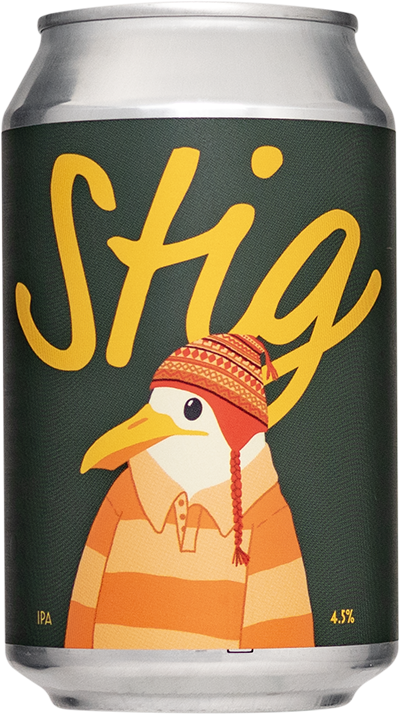 STIG by Stigbergets Bryggeri, beer label