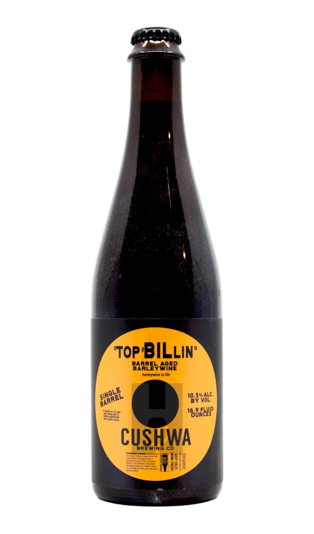 Cushwa Bourbon Barrel Aged Top Billin' by Cushwa Brewing Co, beer label