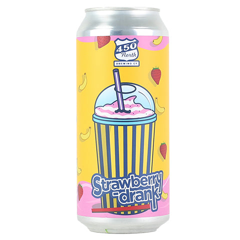 450 North Slushy XL Strawberry Drank Sour Ale by 450 North Brewing Company, beer label