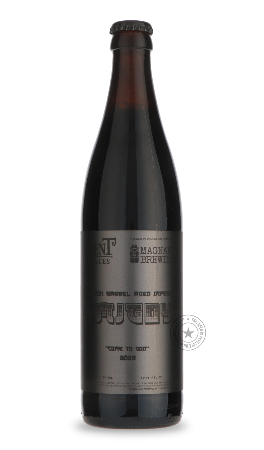 Kamigoye (2025) / Magnanimous by Transient, beer label