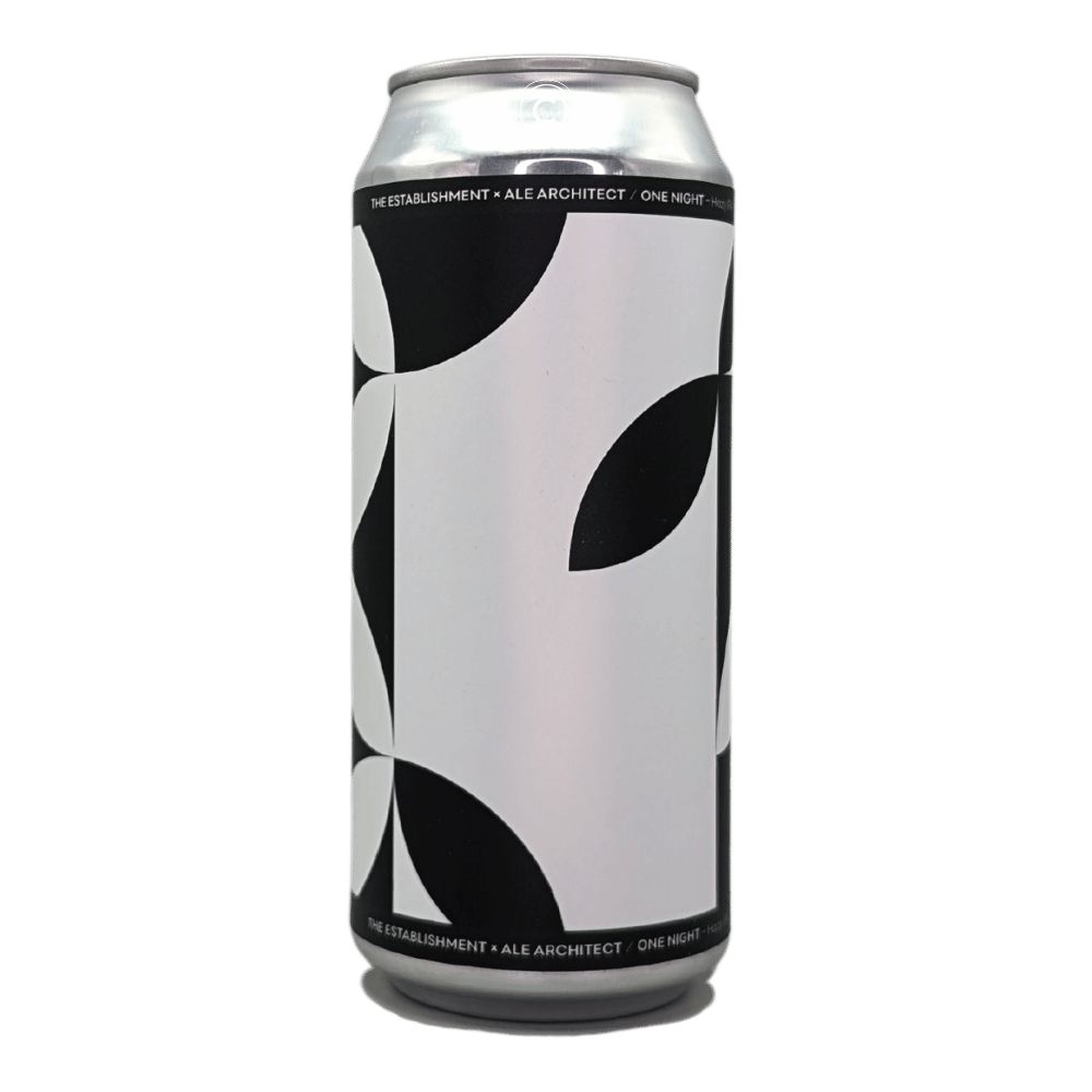 One Night Hazy IPA by The Establishment Brewing Company x Ale Architect, beer label