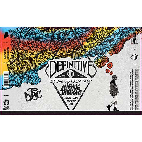 Definitive Avenue Of Thought DDH IPA by Definitive Brewing Company, beer label