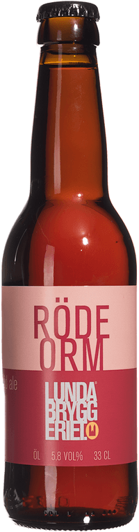Röde Orm Skånsk Red Ale by Lundabryggeriet, beer label