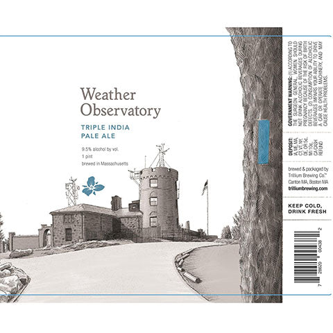 Trillium Weather Observatory TIPA by Trillium Brewing, beer label