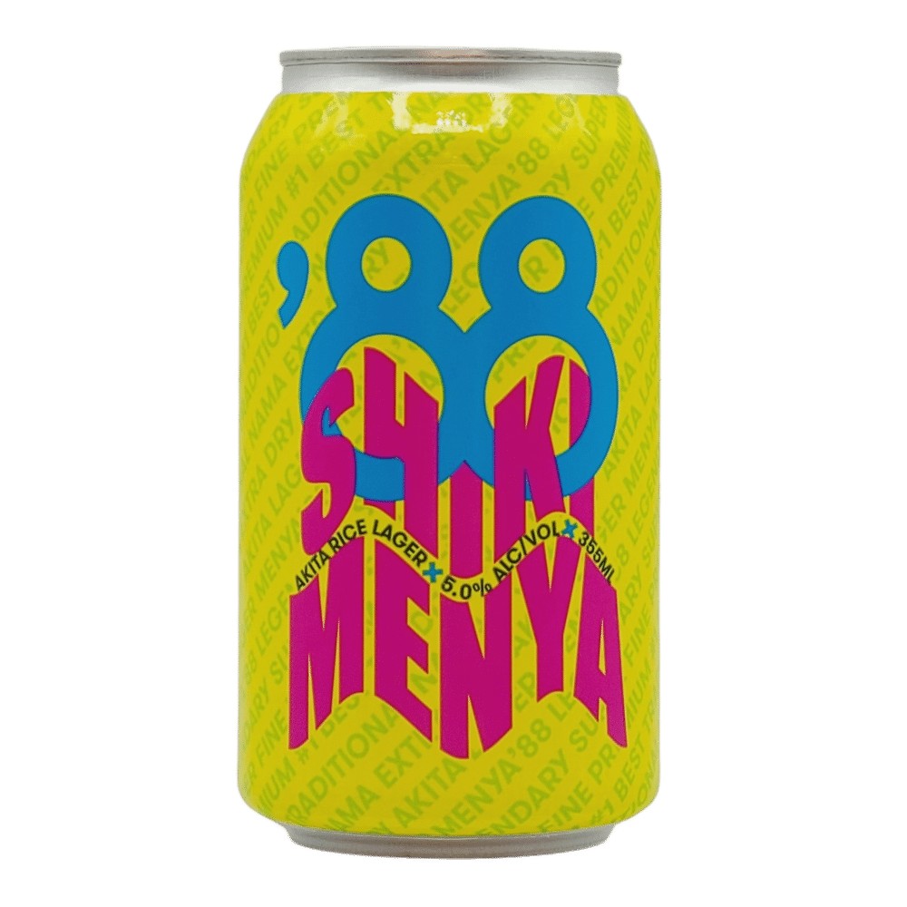 Co. Shiki Menya Akita Rice Lager by Eighty Eight Brewing Co., beer label