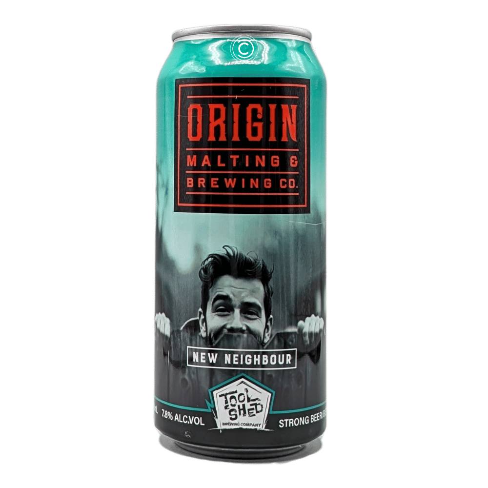 Co x Tool Shed Brewing New Neighbour West Coast IPA by Origin Malting & Brewing Co. x Tool Shed Brewing, beer label