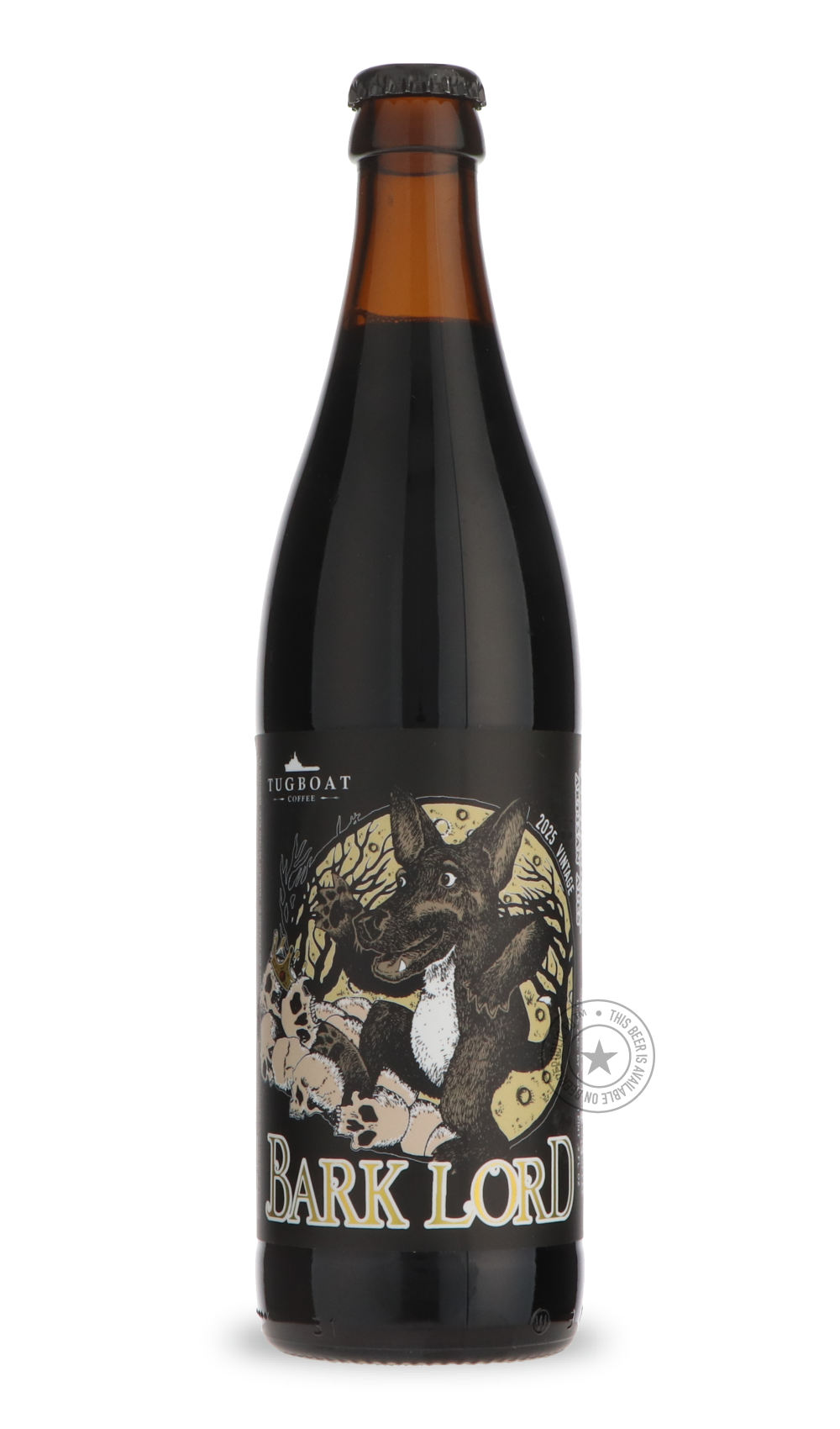 Bark Lord (2025) by Transient, beer label