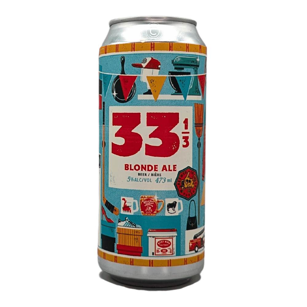 33 1/3 Blonde Ale by Banished Brewing Limited, beer label