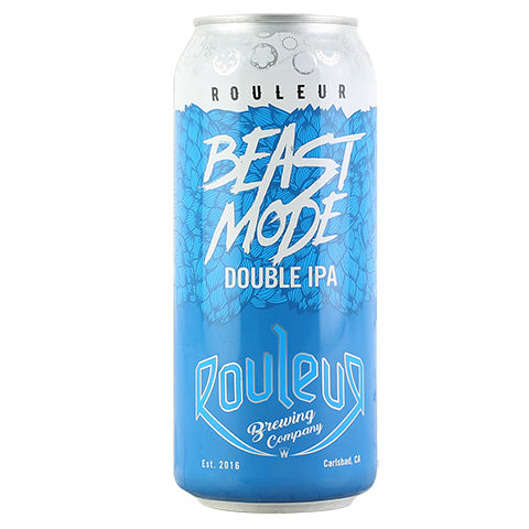 Rouleur Beast Mode West Coast Double IPA by Rouleur Brewing Company, beer label
