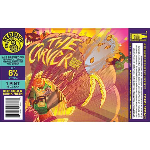 Barrier The Carver Ale by Barrier Brewing Co, beer label