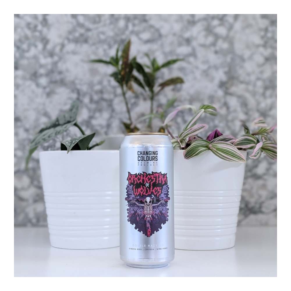 Orchestra of Wolves Hazy Double IPA by Changing Colours Brewing Project, beer label