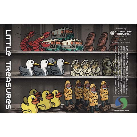 Vitamin Sea Little Treasures IPA by Vitamin Sea Brewing, beer label