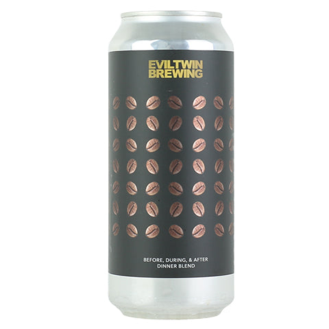 Evil Twin Before During After Dinner Blend Coffee Stout by Evil Twin Brewing, beer label