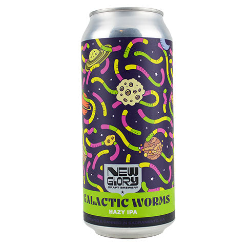 New Glory Galactic Worms IPA by New Glory Craft Brewery, beer label