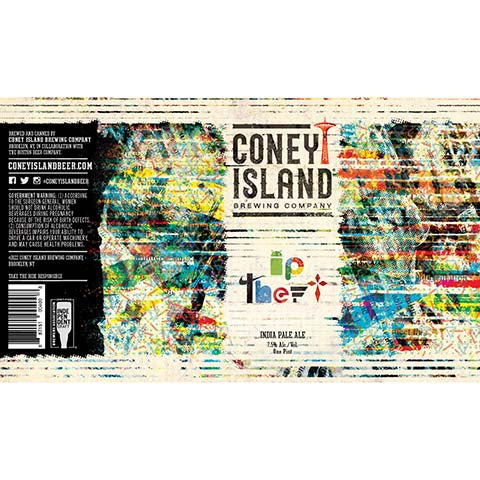 Coney Island IP Theft IPA by Coney Island Beer, beer label