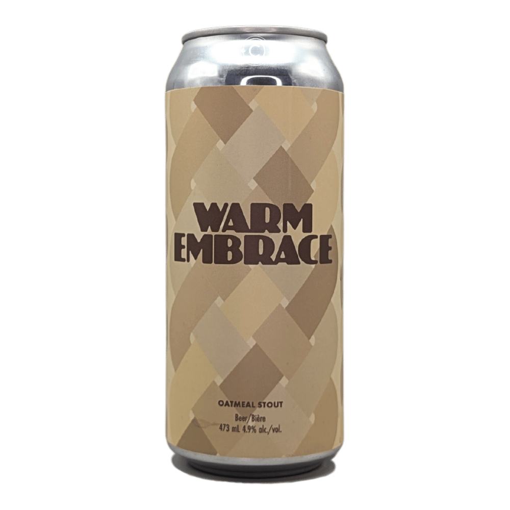Warm Embrace Oatmeal Stout by Cabin Brewing Company, beer label