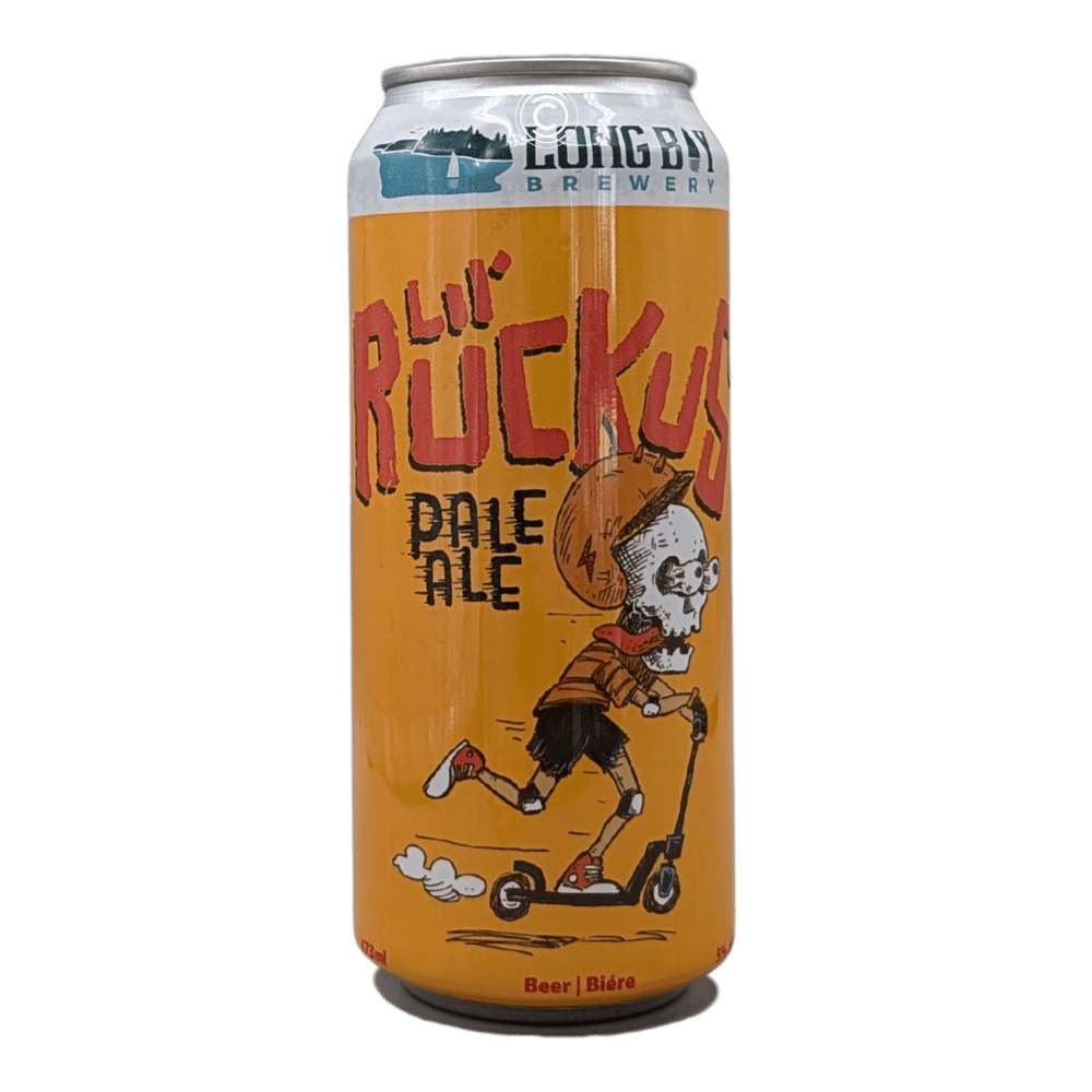Lil' Ruckus Hazy Pale Ale by Long Bay Brewery, beer label