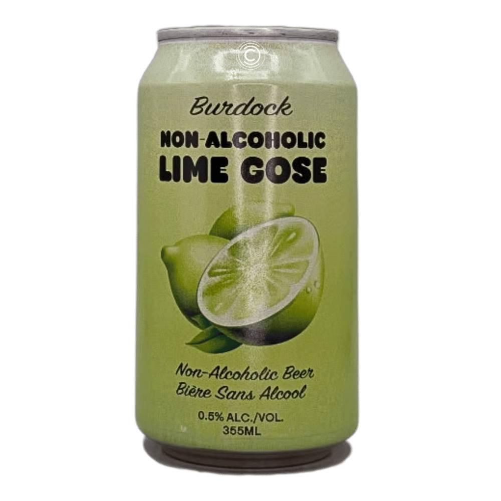Non-Alcoholic Lime Gose by Burdock, beer label