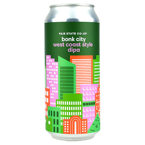 Fair State Bonk City DIPA by Fair State Brewing Cooperative, beer label