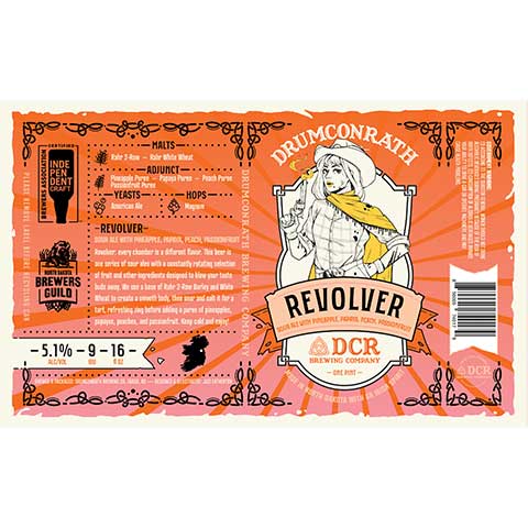 Drumconrath Revolver Sour Ale by Drumconrath Brewing Company, beer label