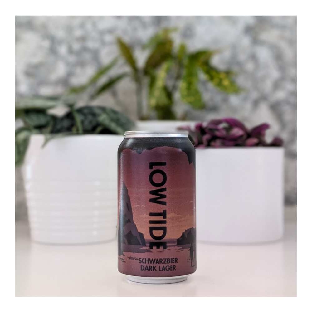 Low Tide Dark Lager by Born Brewing Co., beer label
