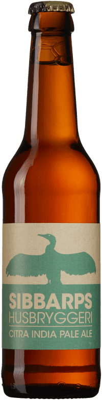 Citra India Pale Ale by Sibbarps Husbryggeri, beer label