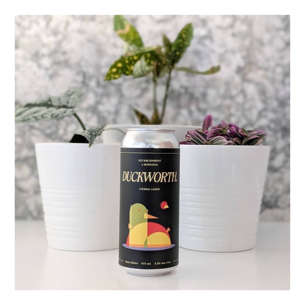x Burdock Brewery Duckworth Vienna Lager by The Establishment Brewing Company, beer label