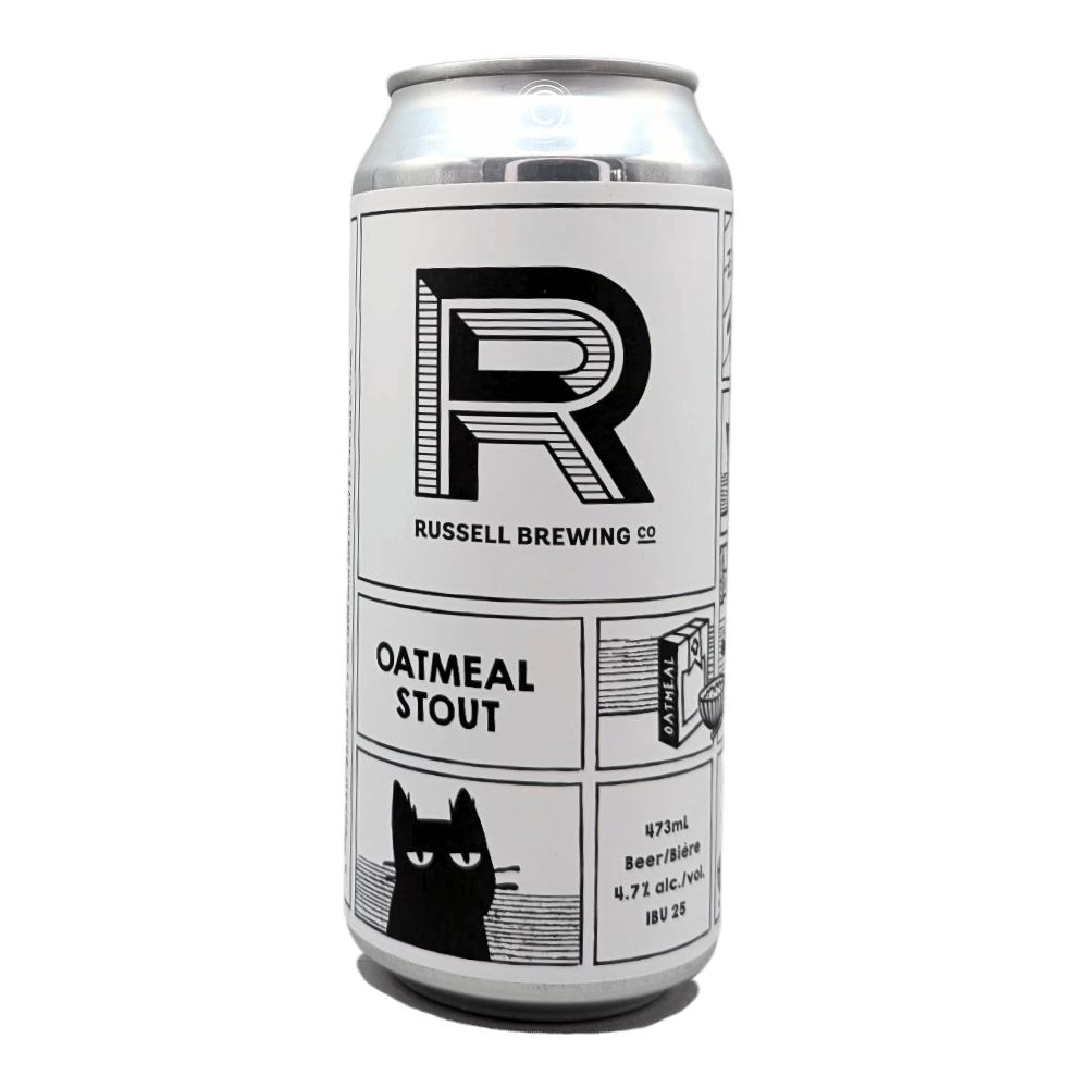 Company Oatmeal Stout by Russell Brewing, beer label