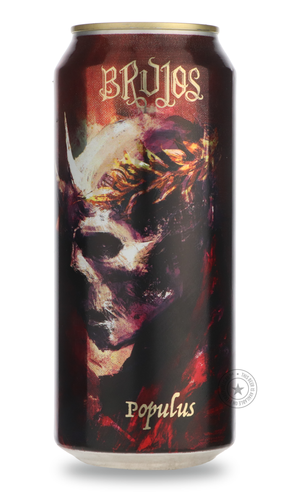 Populus by Brujos Brewing, beer label