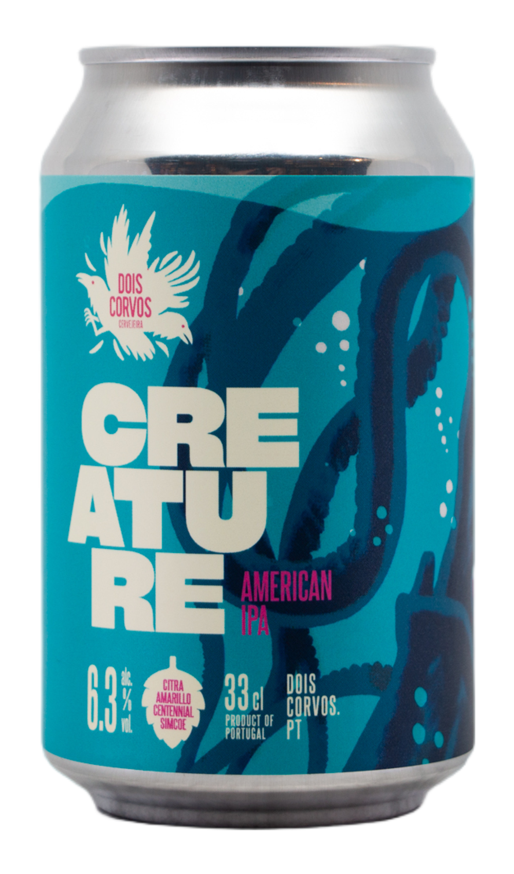 Dois Corvos Creature IPA by Dois Corvos, beer label