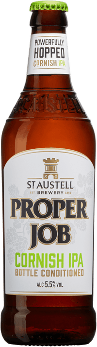 Proper Job by St Austell Brewery, beer label