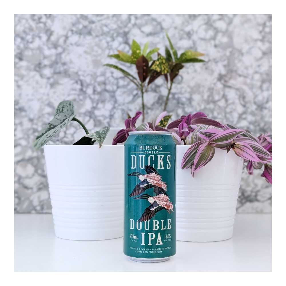 Brewery Double Ducks Hazy Double IPA by Burdock, beer label