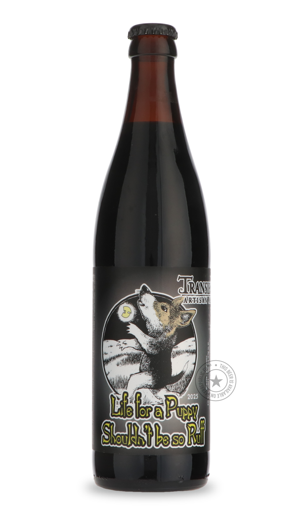Life For a Puppy Shouldn't Be So Ruff by Transient, beer label
