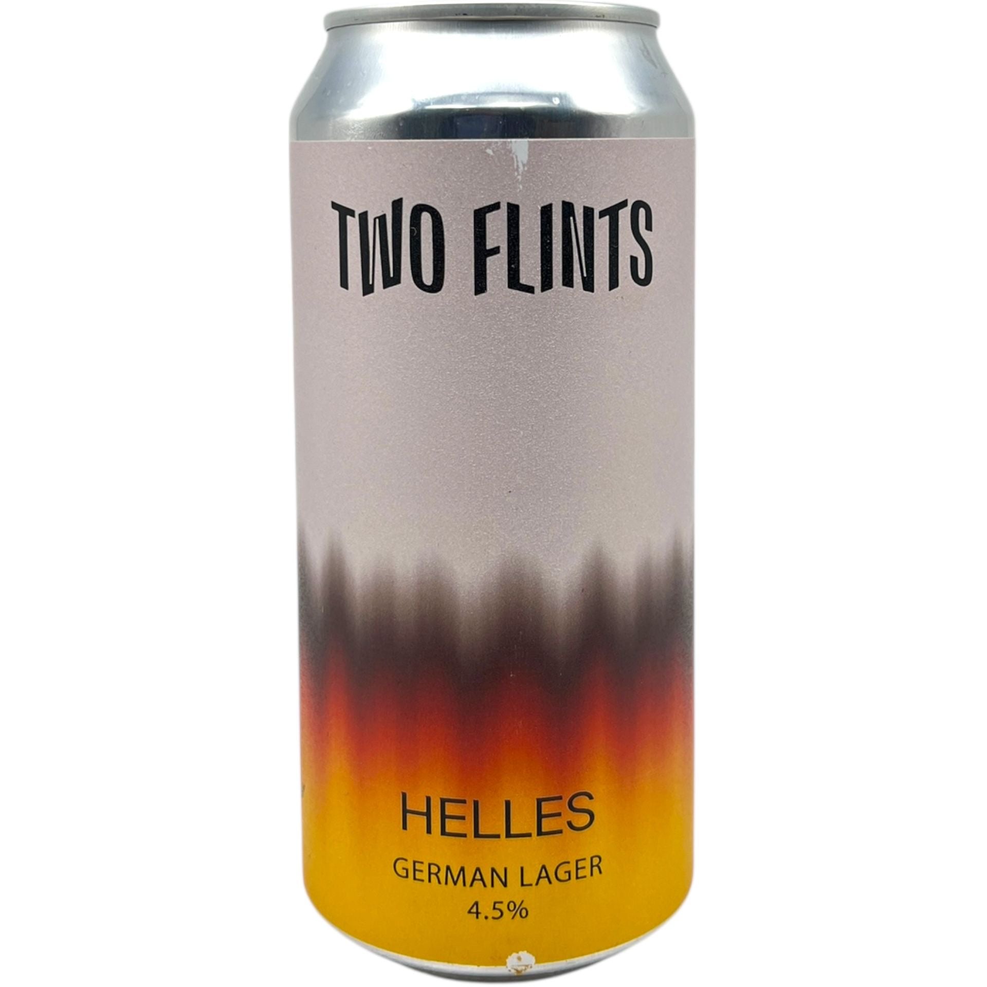 Two Flints Helles by Two Flints, beer label