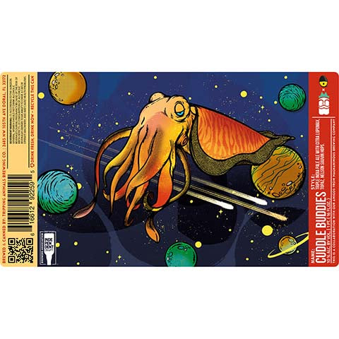 Tripping Animals Cuddle Buddies TIPA by Tripping Animals Brewing Co., beer label