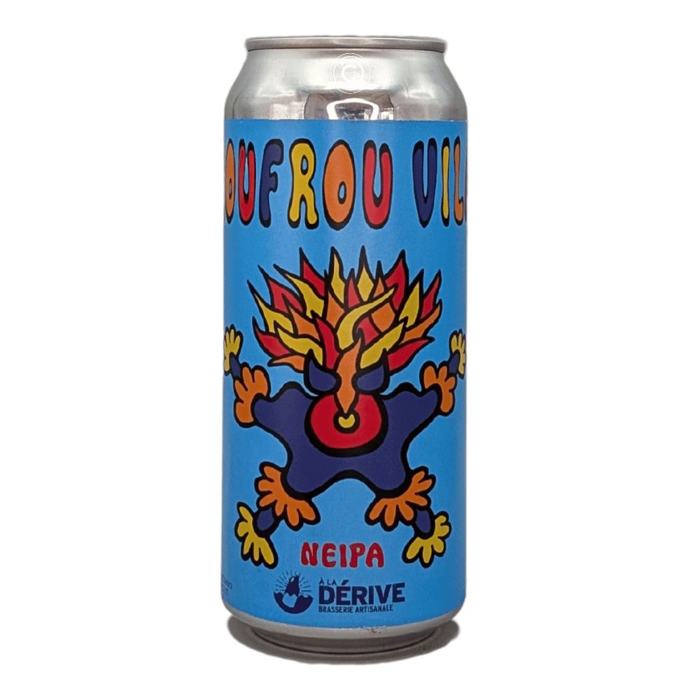 Artisanale Froufrou Villain Hazy IPA by A La Derive Brasserie Artisanal, beer label