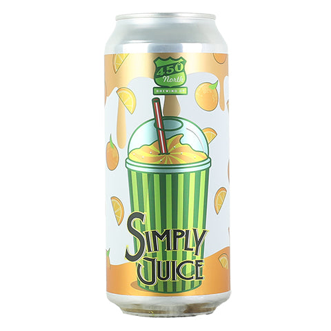 450 North Simply Juice Slushy XL Sour Ale by 450 North Brewing Company, beer label