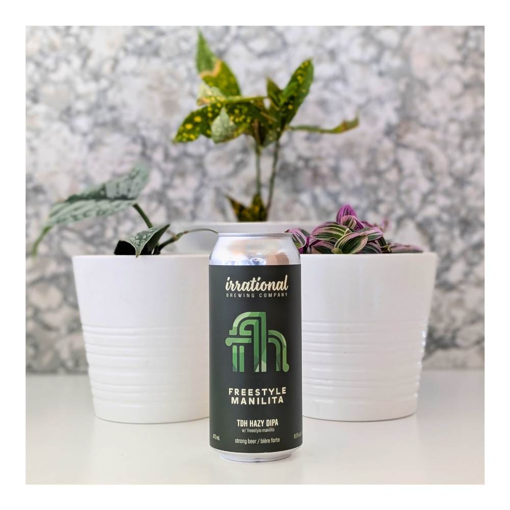 Freestyle Manilita: TDH Hazy DIPA by Irrational Brewing Company, beer label