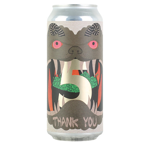 Front Porch Thank You DIPA by Front Porch Brewing, beer label