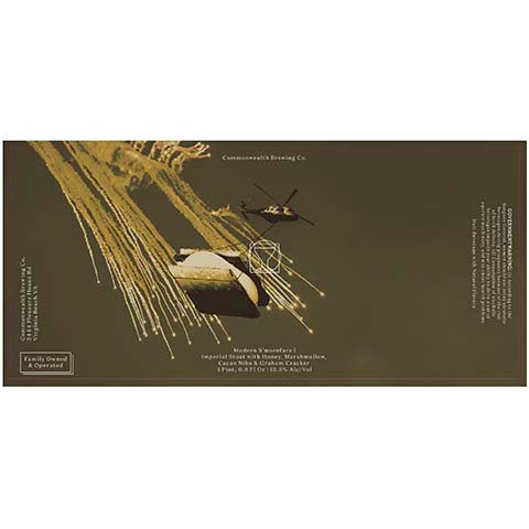Commonwealth Modern S'morefare 1 Imperial Stout by Commonwealth Brewing Co., beer label