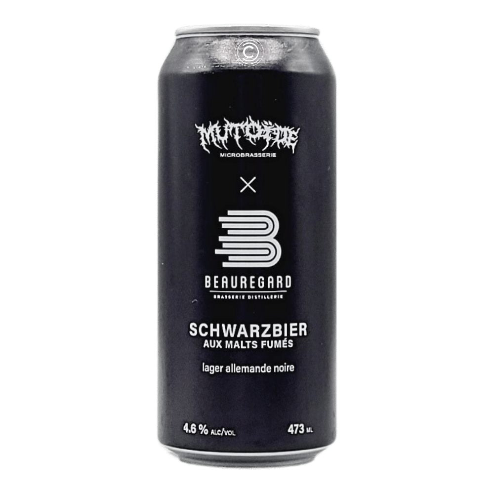 Smoked Schwarzbier by Beauregard Brasserie Distillerie, beer label
