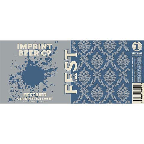 Imprint Festbier by Imprint Beer Company, beer label