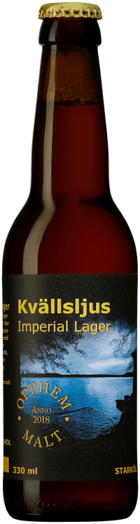 Kvällsljus by Opphem Malt AB, beer label