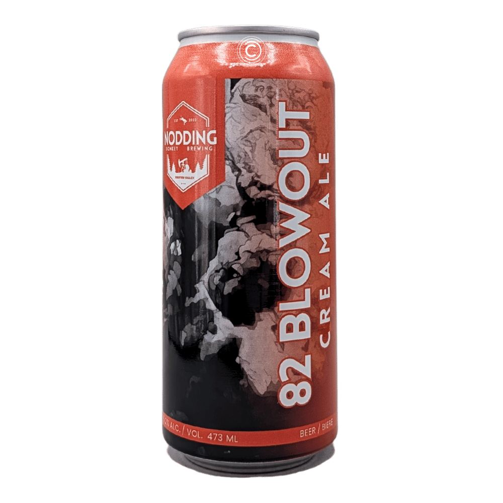 82 Blowout Cream Ale by Nodding Donkey Brewing, beer label