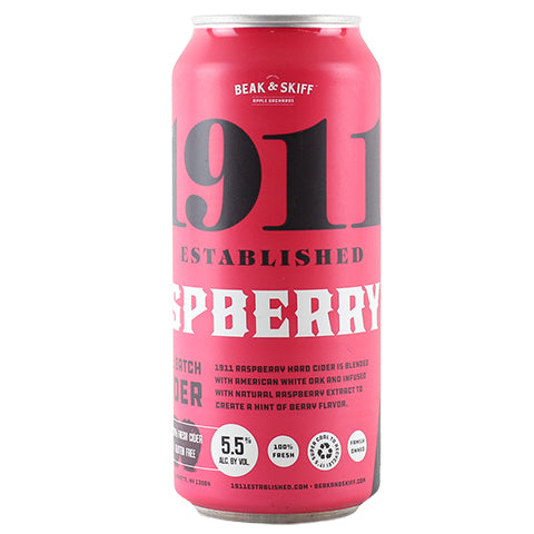 Beak & Skiff 1911 Raspberry Cider by Beak & Skiff Apple Orchards, beer label